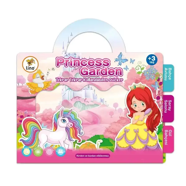 Lino Tekrar Tekrar Kullanılabilen Stıcker Prıncess Garden