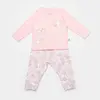 Bibaby Organik Pijama Takımı My Dear Mama Pembe