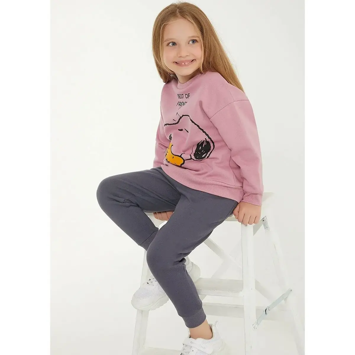 Snoopy Eşofman Takımı Leylak