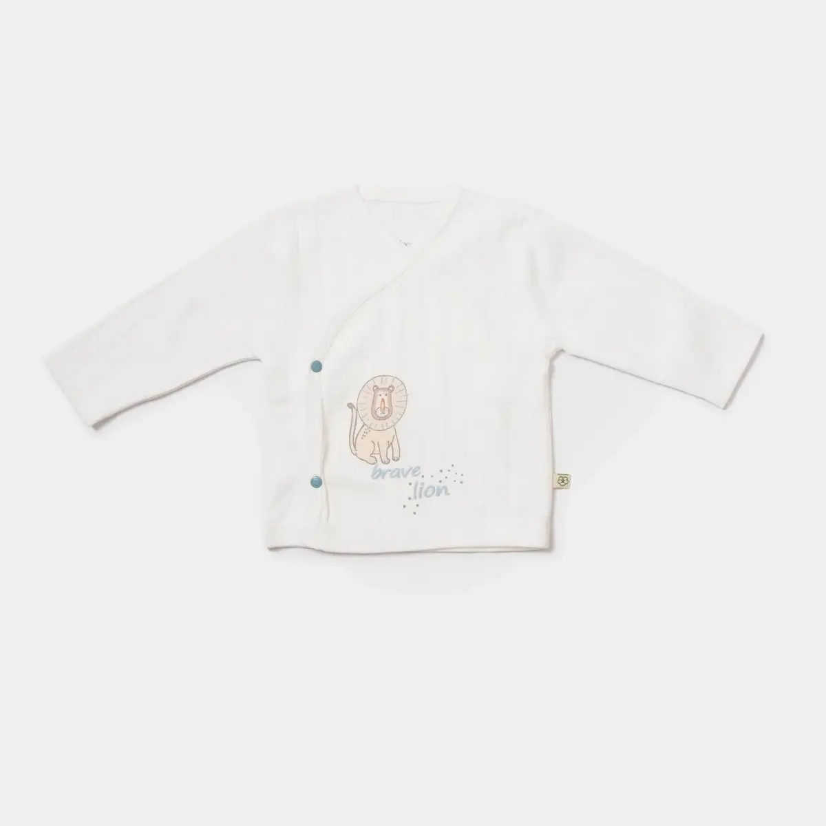 Bibaby Organik Hastane Çıkışı 10lu Brave Lion Ekru - Turkuaz