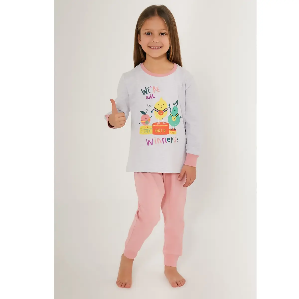 RolyPoly Pijama Takımı Kar Melanj