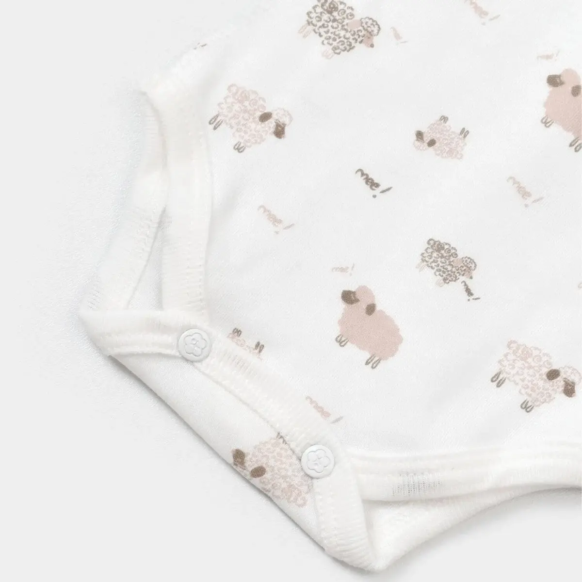 Bibaby Organik Zıbın Takımı Curly Sheep Prematüre Bej