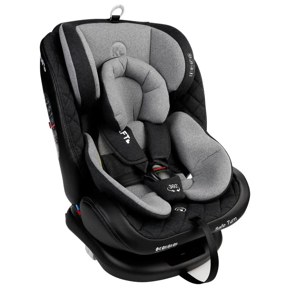 Kraft Safe Turn Oto Koltuğu 0-36 Kg Grey