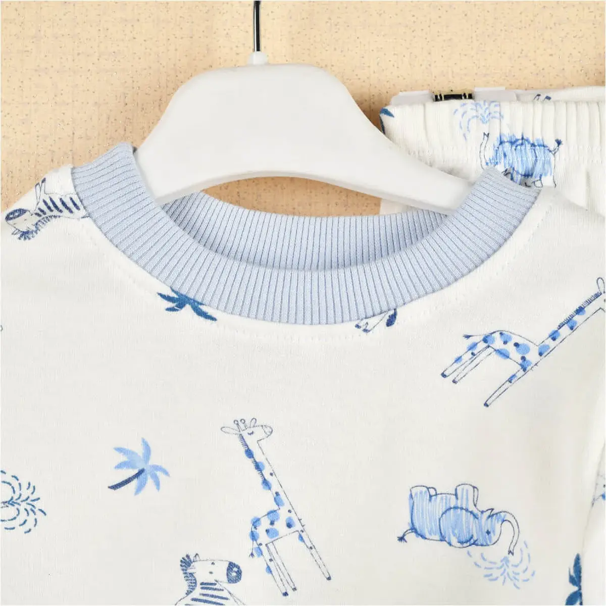 Rany Baby Kids Pijama Takımı Safari Mavi