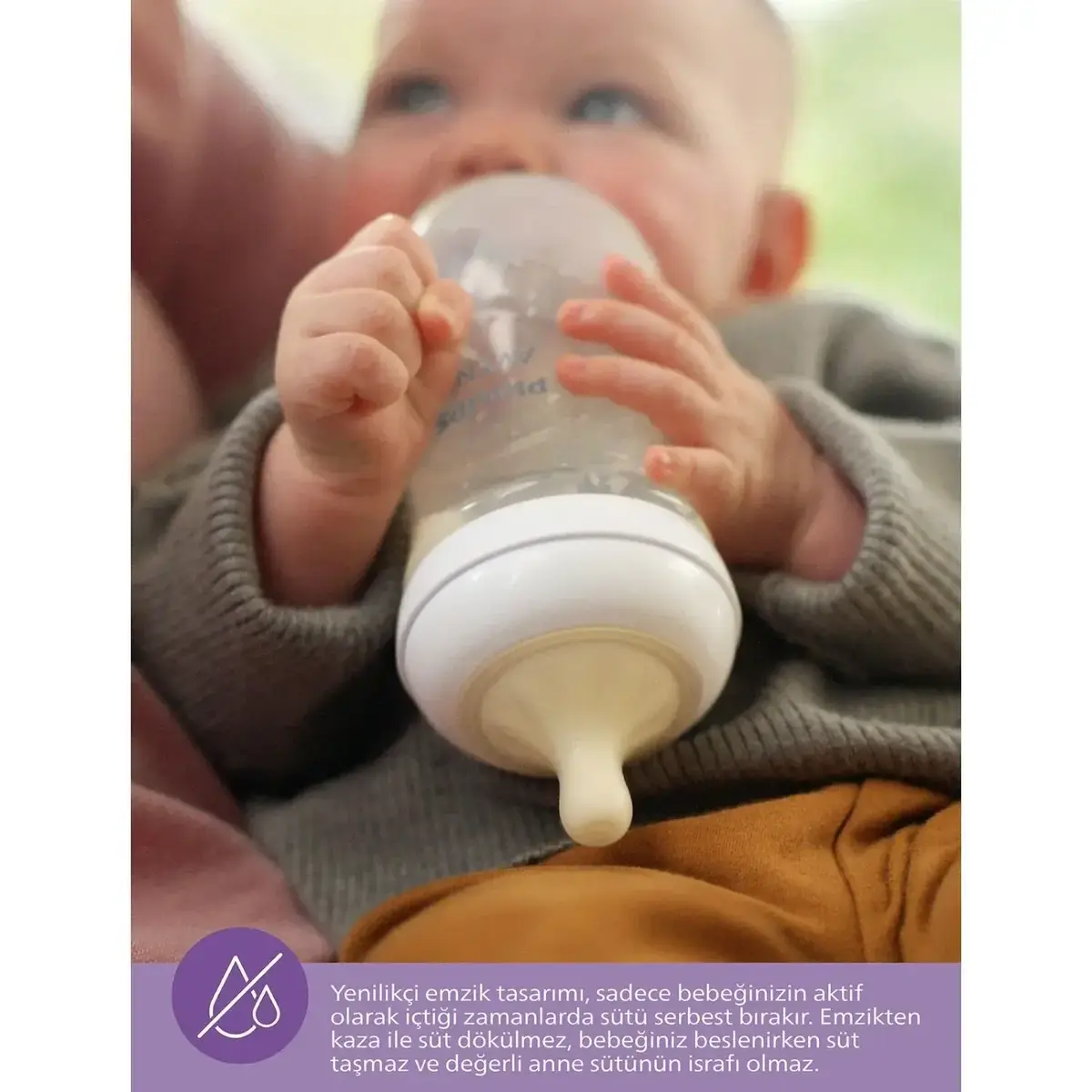 Philips Avent Doğal Tepkili PP Biberon 330ml 3+ Ay