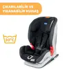 Chicco Youniverse Fix Oto Koltuğu 9-36 Kg Jet Black
