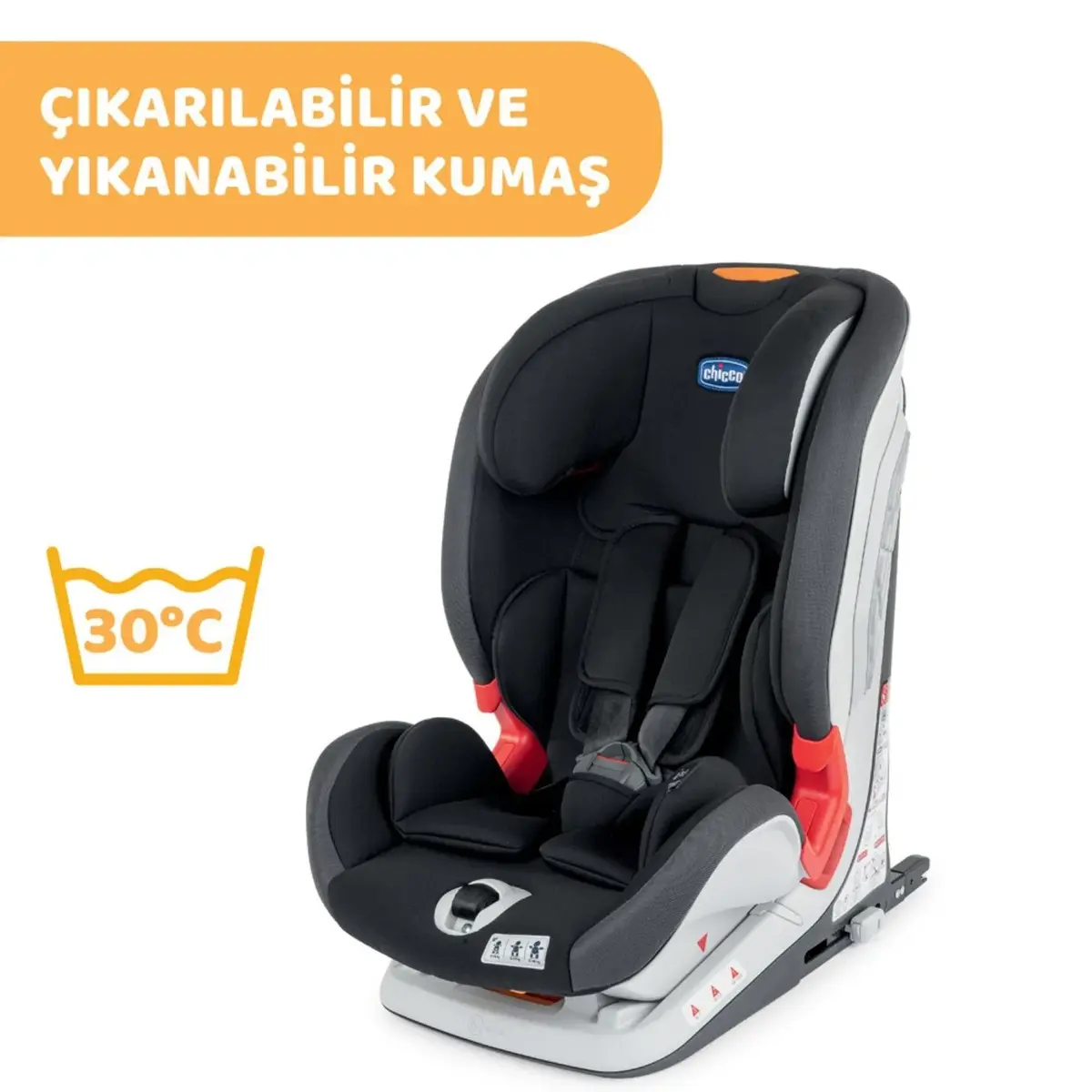 Chicco Youniverse Fix Oto Koltuğu 9-36 Kg Jet Black