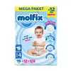 Molfix Bebek Bezi 4 Beden Maxi 7-14 Kg 128li Mega Paket