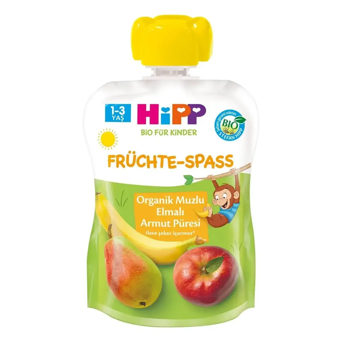 Hipp Organik Armutlu Muzlu Elmalı Meyve Keyfi 90 gr