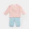 Bibaby Organik 2li Takım Always Happy Gül Kurusu - Mint