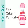Mamajoo Kulplu Eğitici Bardak 160 ml Pembe