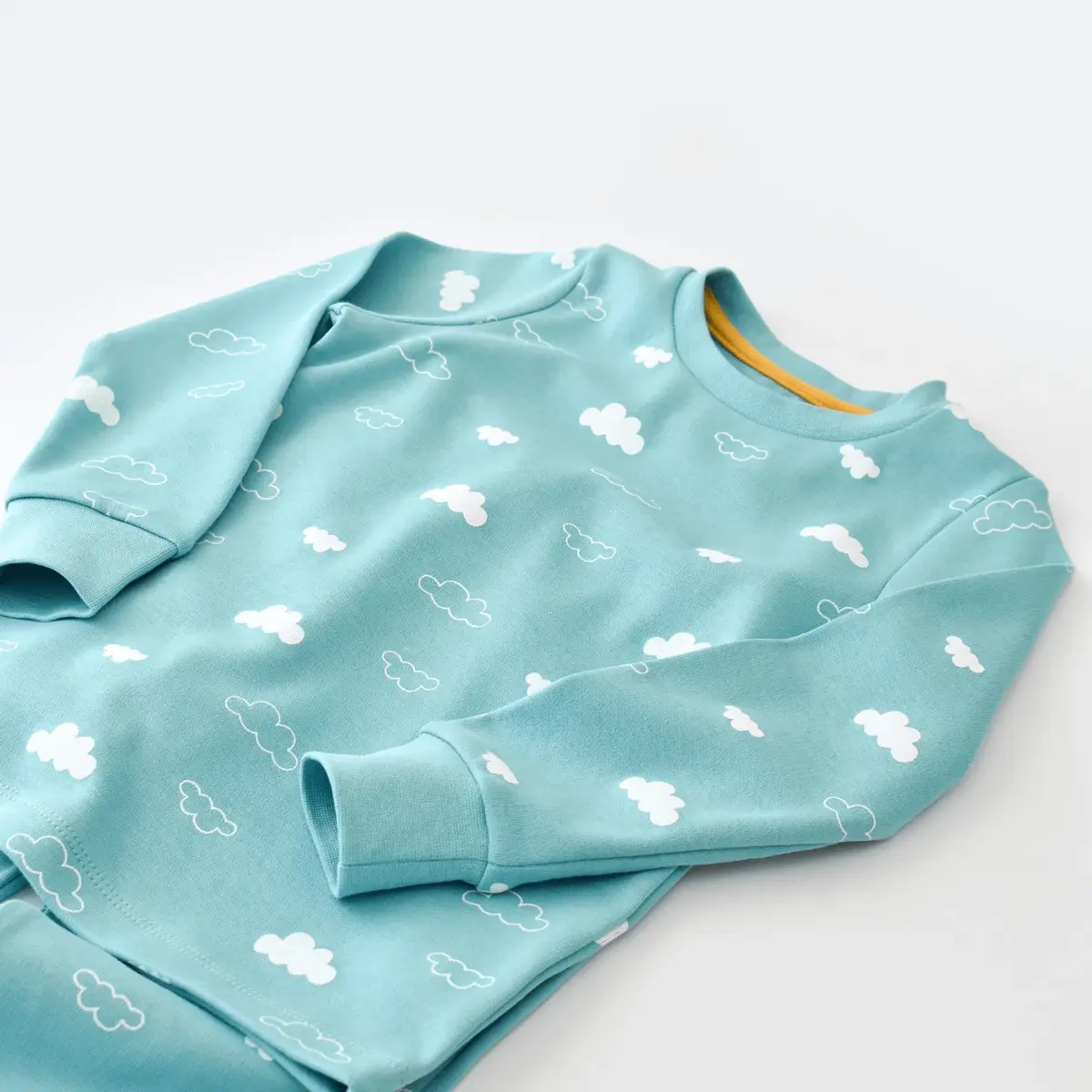 Bibaby Pijama Takımı Cute Cloudy Mint