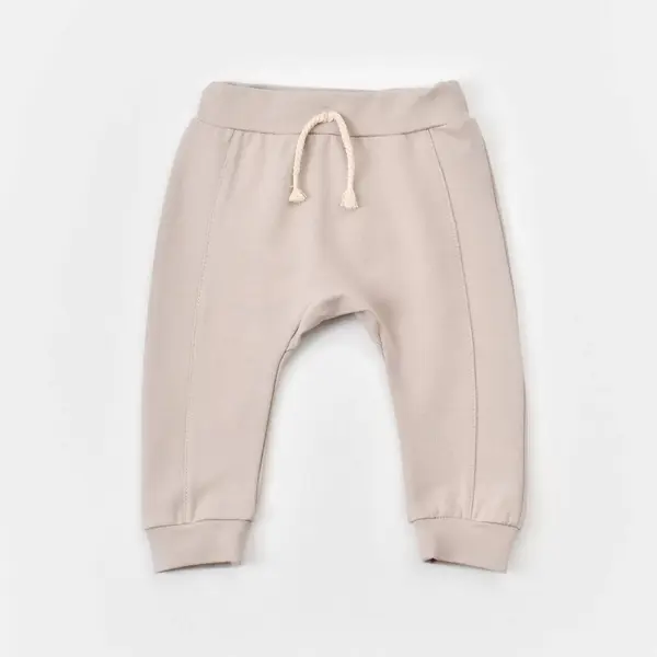 Bibaby Organik Pantolon Patiksiz Curly Sheep Bej