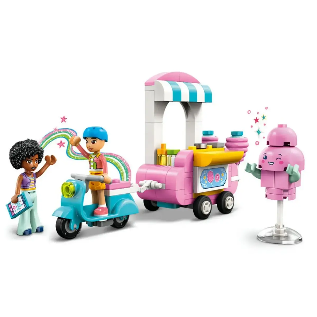 LEGO Friends Pamuk Şeker Standı ve Scooter 42643 