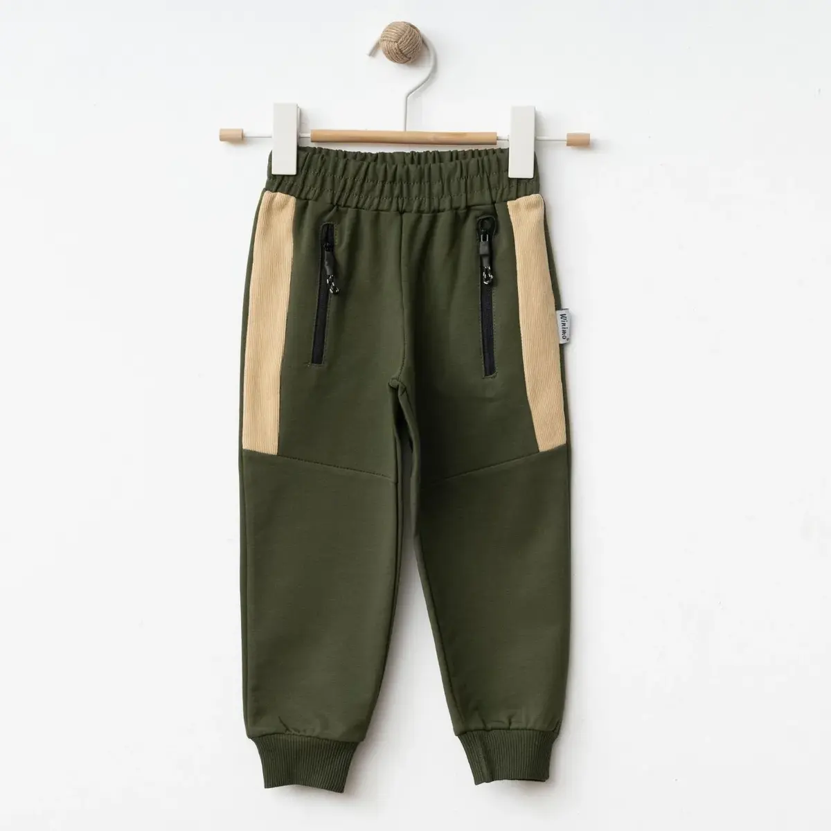 Winimo Çocuk Eşofman Altı Yan Parçalı Fermuarlı Haki Winimo Çocuk Eşofman Altı Yan Parçalı Fermuarlı Haki