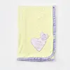 Bibaby Organik Battaniye Love You Baby Yellow Lavander