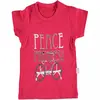 Bibaby T-Shirt Bimboo Peace Kırmızı