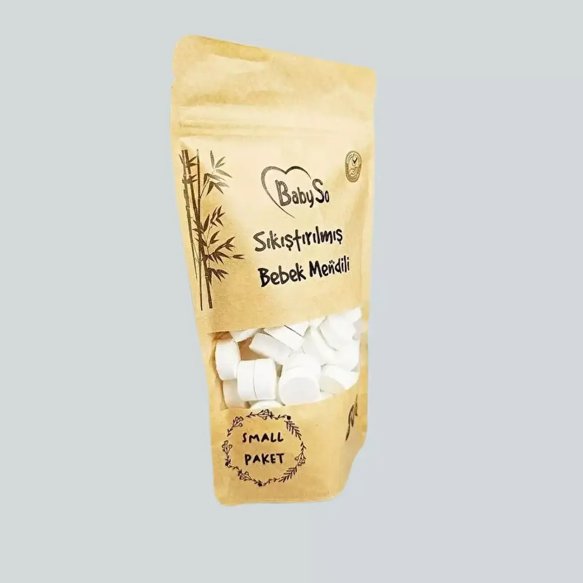Baby So Sıkıştırılmış Mendil Doypack Paket 80 li