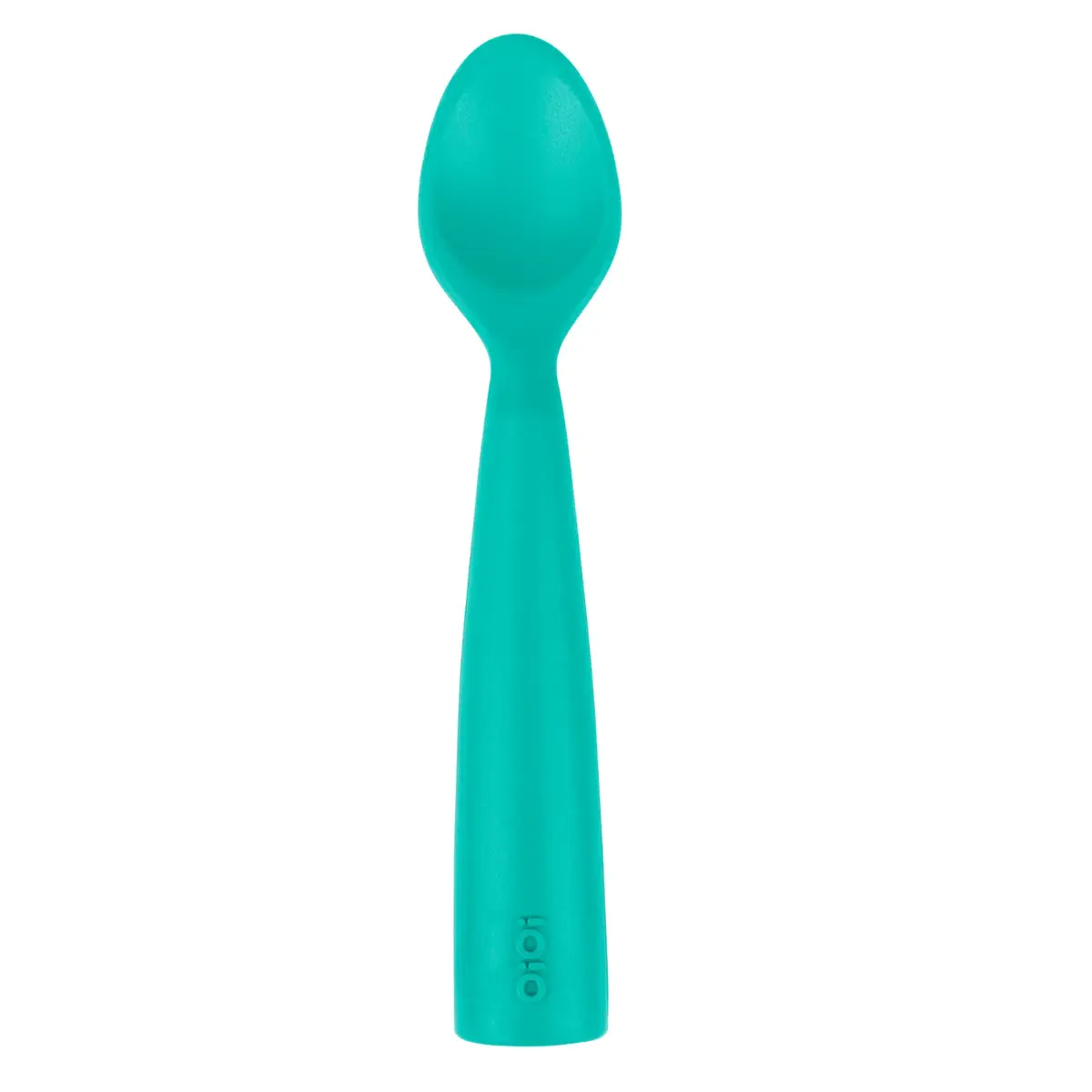 OiOi Nam Nam Silikon Mama Kaşığı 6+ Ay Aqua Green