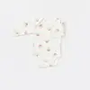 Bibaby Organik Zıbın Takımı Pretty Ears Bunny Prematüre Mint - Ekru