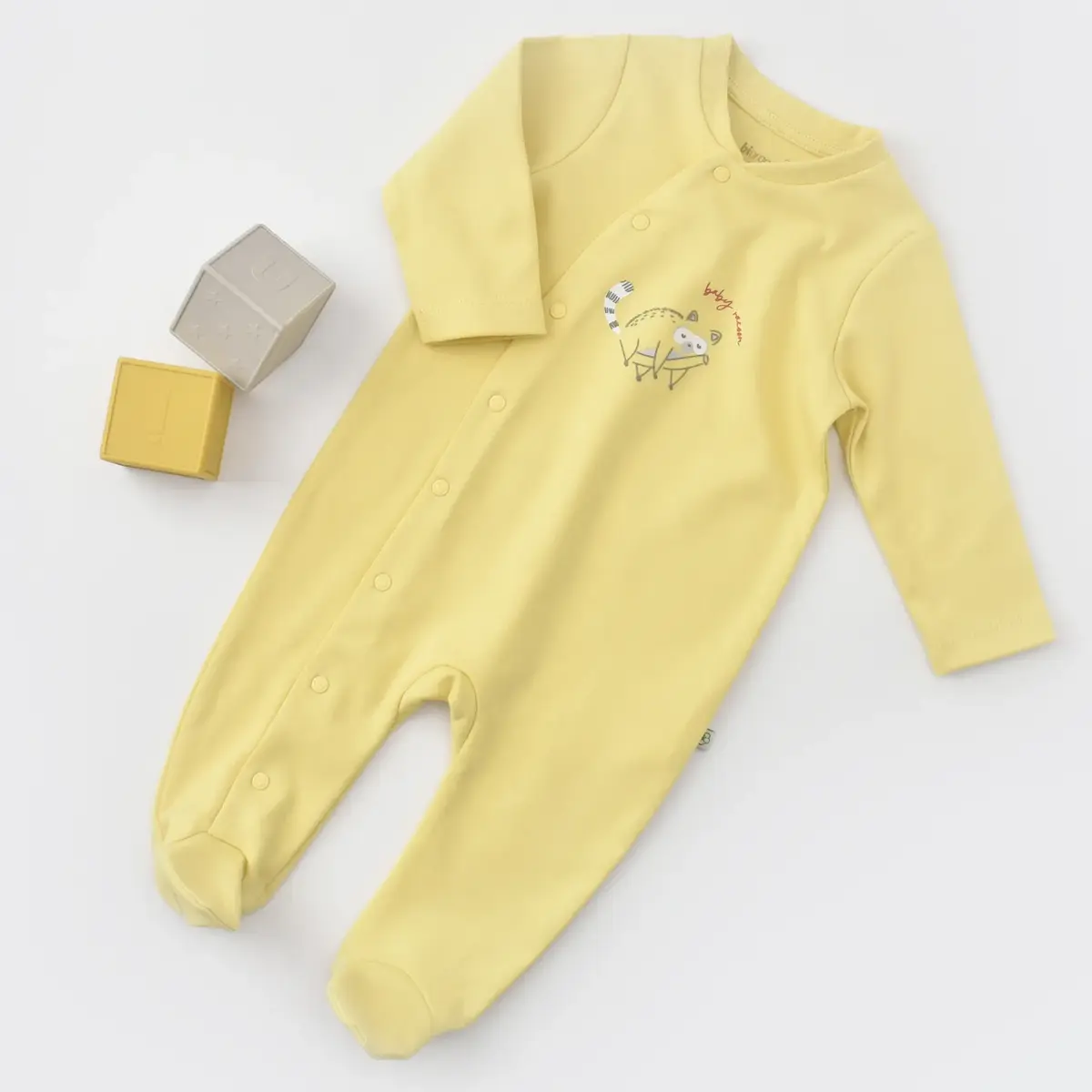 Bibaby Organik Tulum Baby Racoon Lemon Grass
