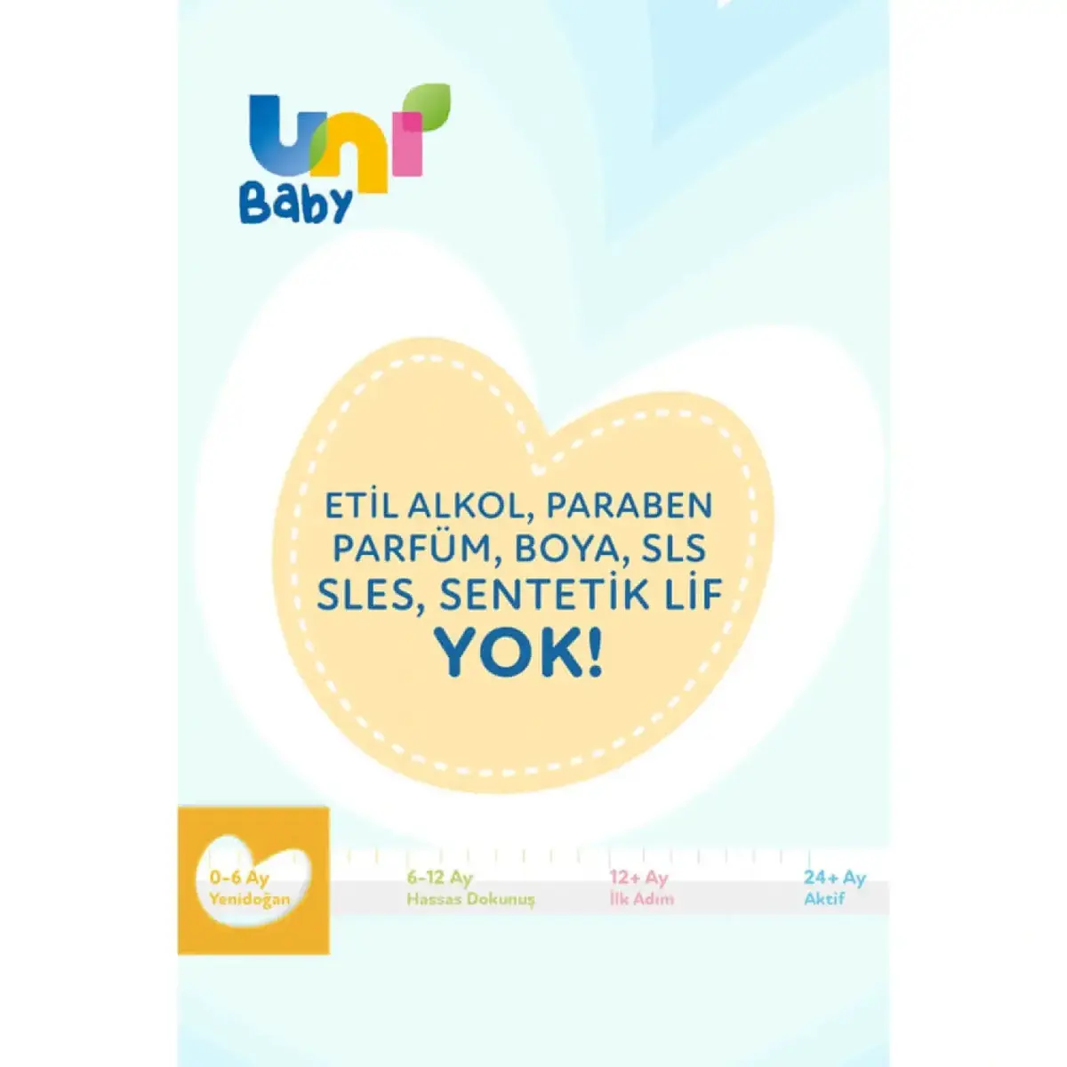 Uni Baby Yenidoğan Islak Mendil 3x40lı 0-6 Ay