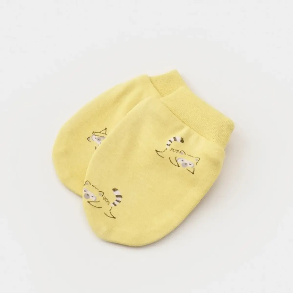 Bibaby Organik Eldiven 2li Baby Racoon Lemon Grass - Vanilla Ice
