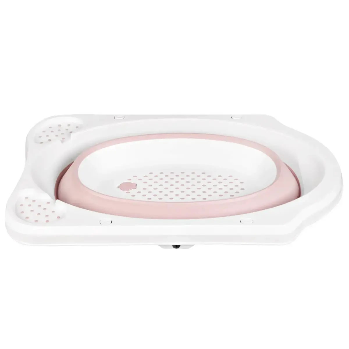 Numio Katlanabilir Bebek Banyo Seti 5li Pembe