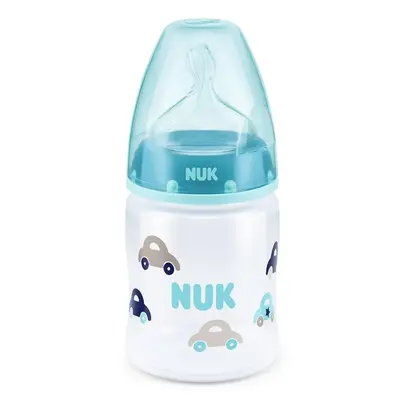 Nuk FC Plus Silikon Emzikli PP Biberon 150 ml Mavi