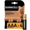 Duracell AAA İnce Kalem Pil 4 Lü