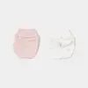 Bibaby Organik Eldiven 2li The Flowers Ekru - Pembe