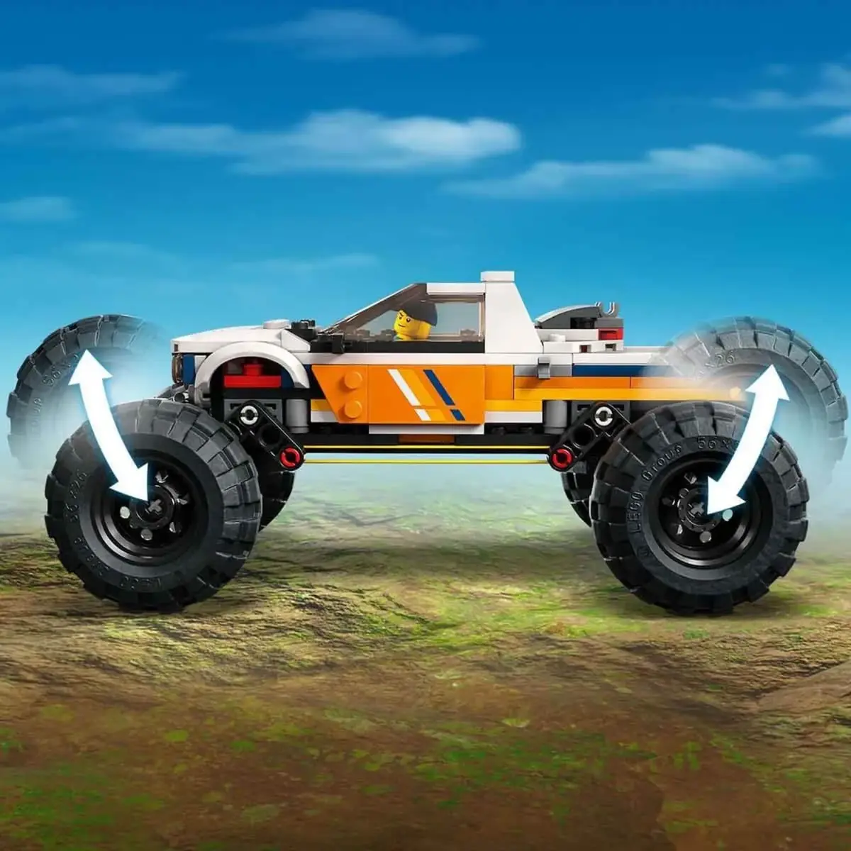 LEGO City 4x4 Arazi Aracı Maceraları Oyuncak Yapım Seti 60387