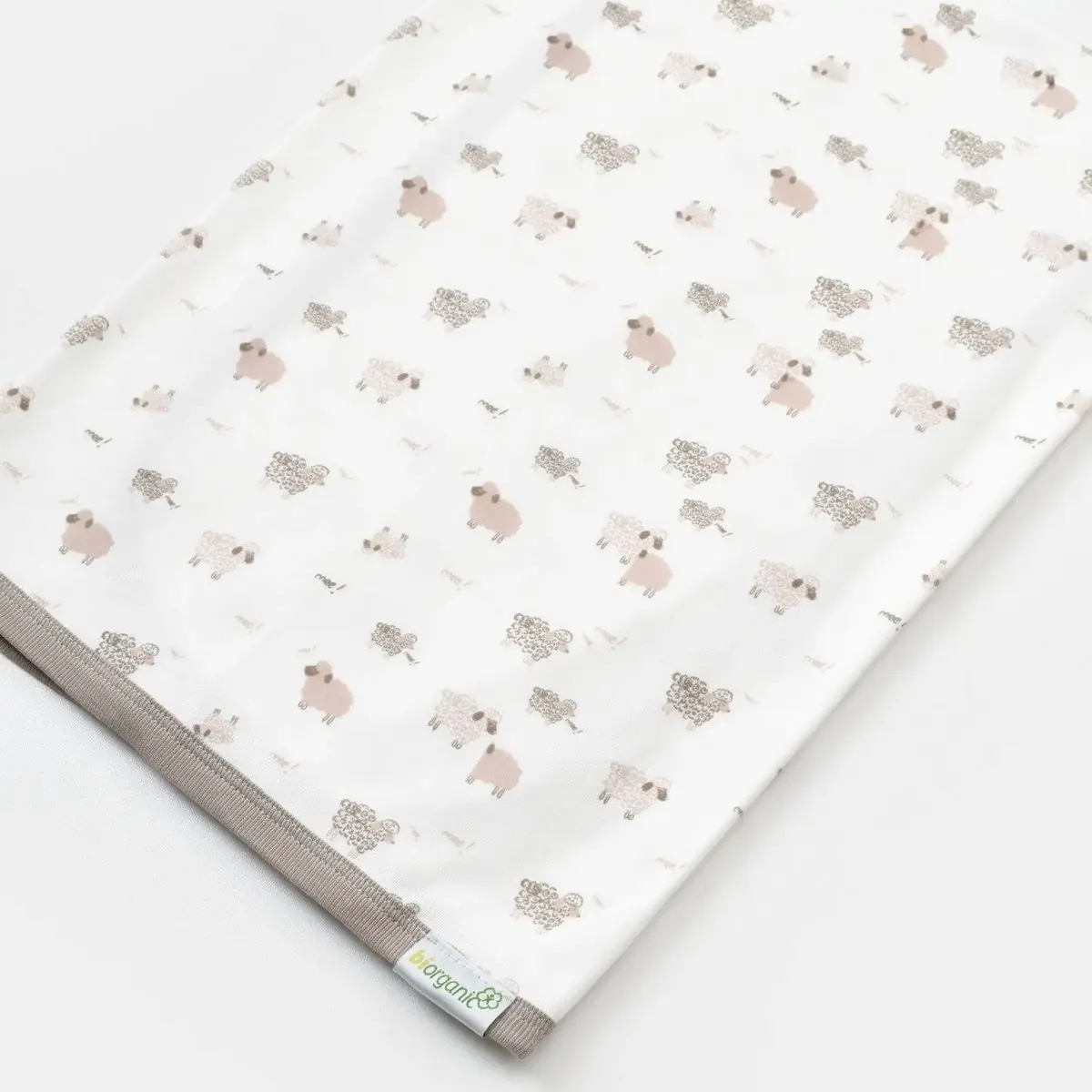 Bibaby Organik Zıbın Takımı Battaniyeli Tüllü Curly Sheep Bej