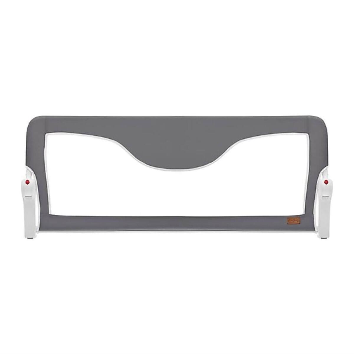 Babyjem Yatak Bariyeri 120x50 cm Gri - Beyaz Biye Babyjem Yatak Bariyeri 120x50 cm Gri - Beyaz Biye