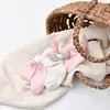 Bibaby Patik Çorap Angel Beyaz - Somon