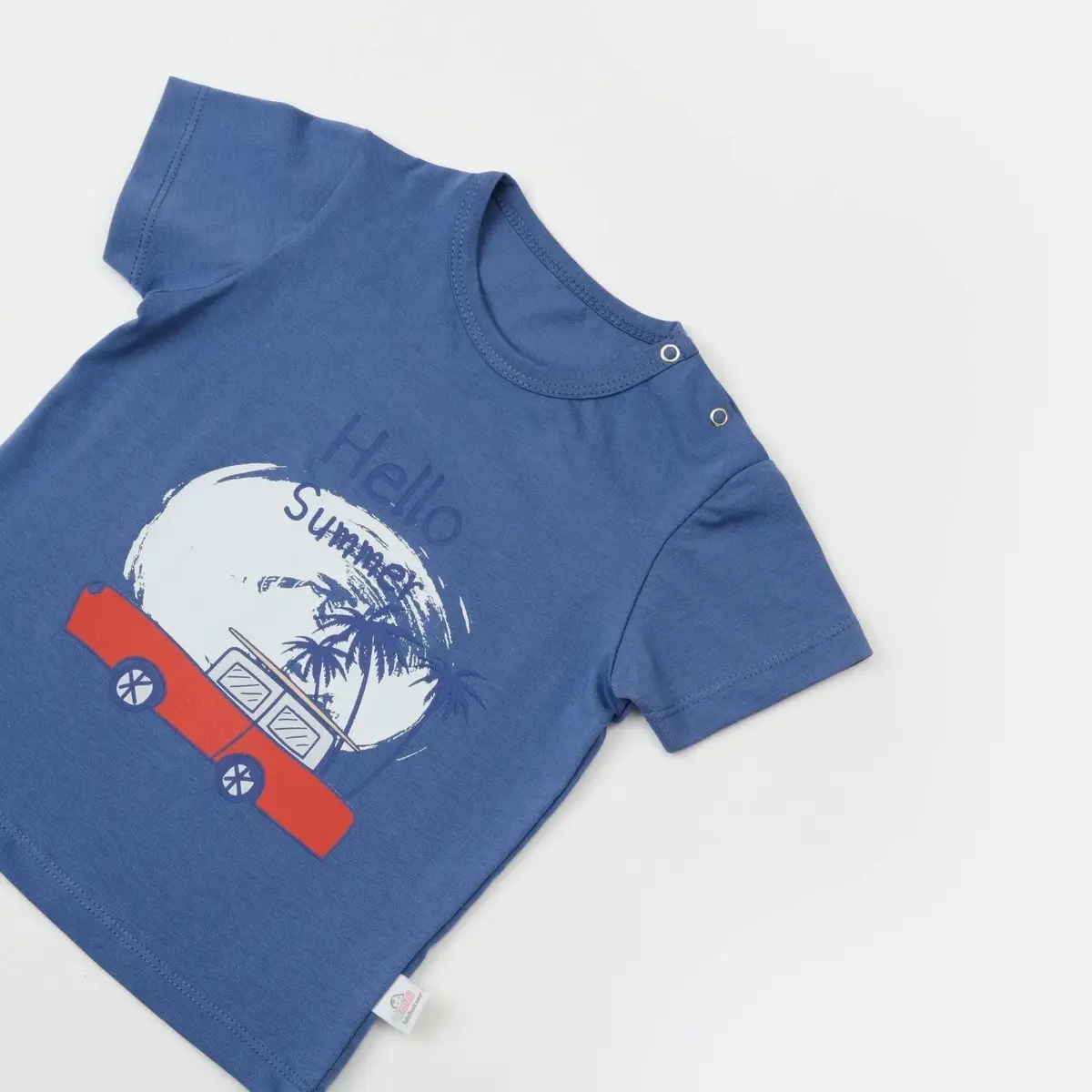 Bibaby T-Shirt Bimini Hello Summer İndigo