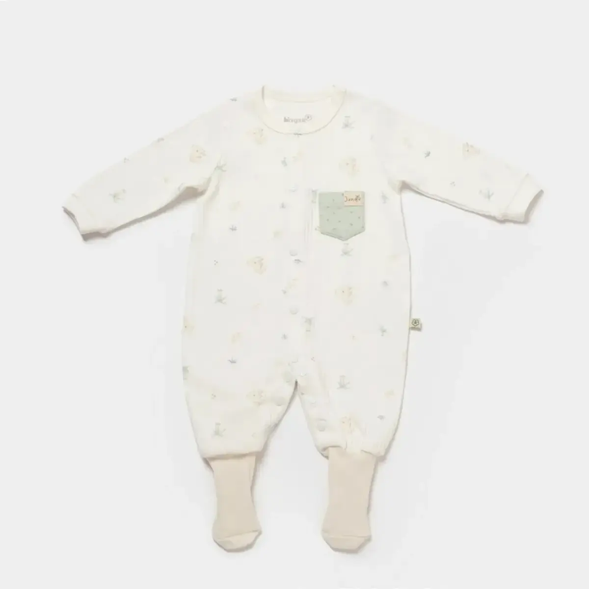 Bibaby Organik Tulum Patikli Koala Jungle Mint Bibaby Organik Tulum Patikli Koala Jungle Mint