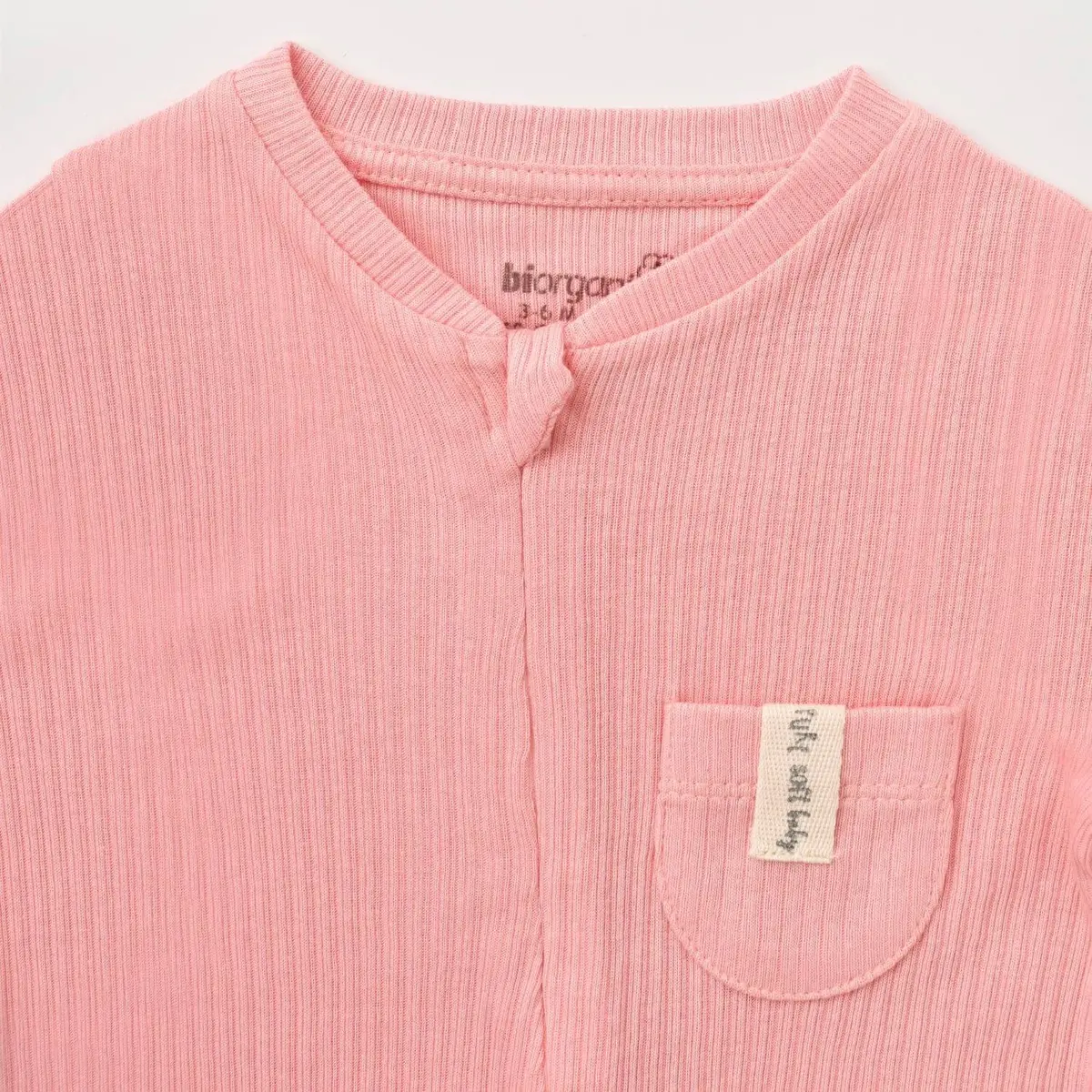 Bibaby Organik Tulum Patiksiz Soft Modal Pembe
