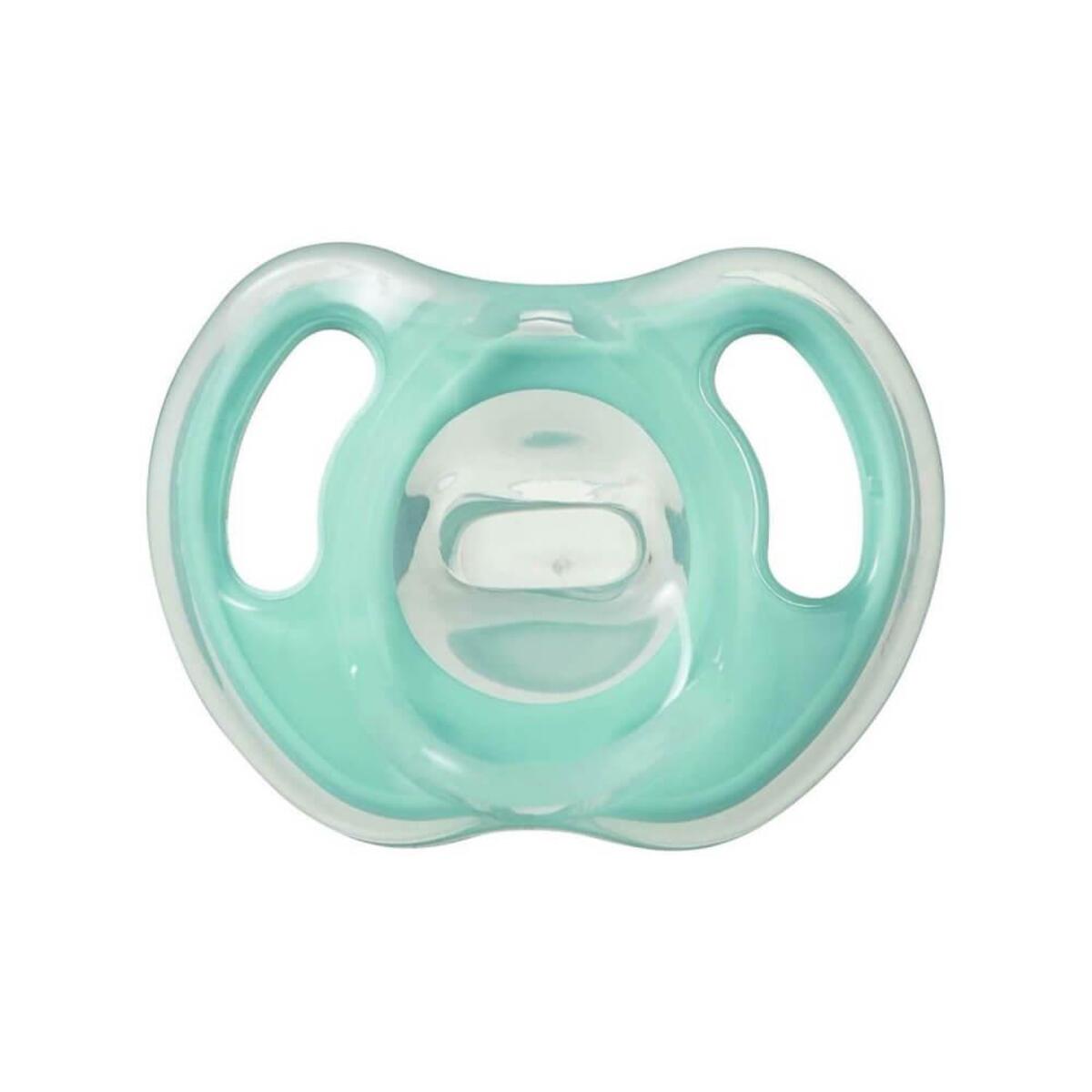 Tommee Tippee Ultra Hafif Silikon Emzik 2li 6-18 Ay Mavi - Beyaz