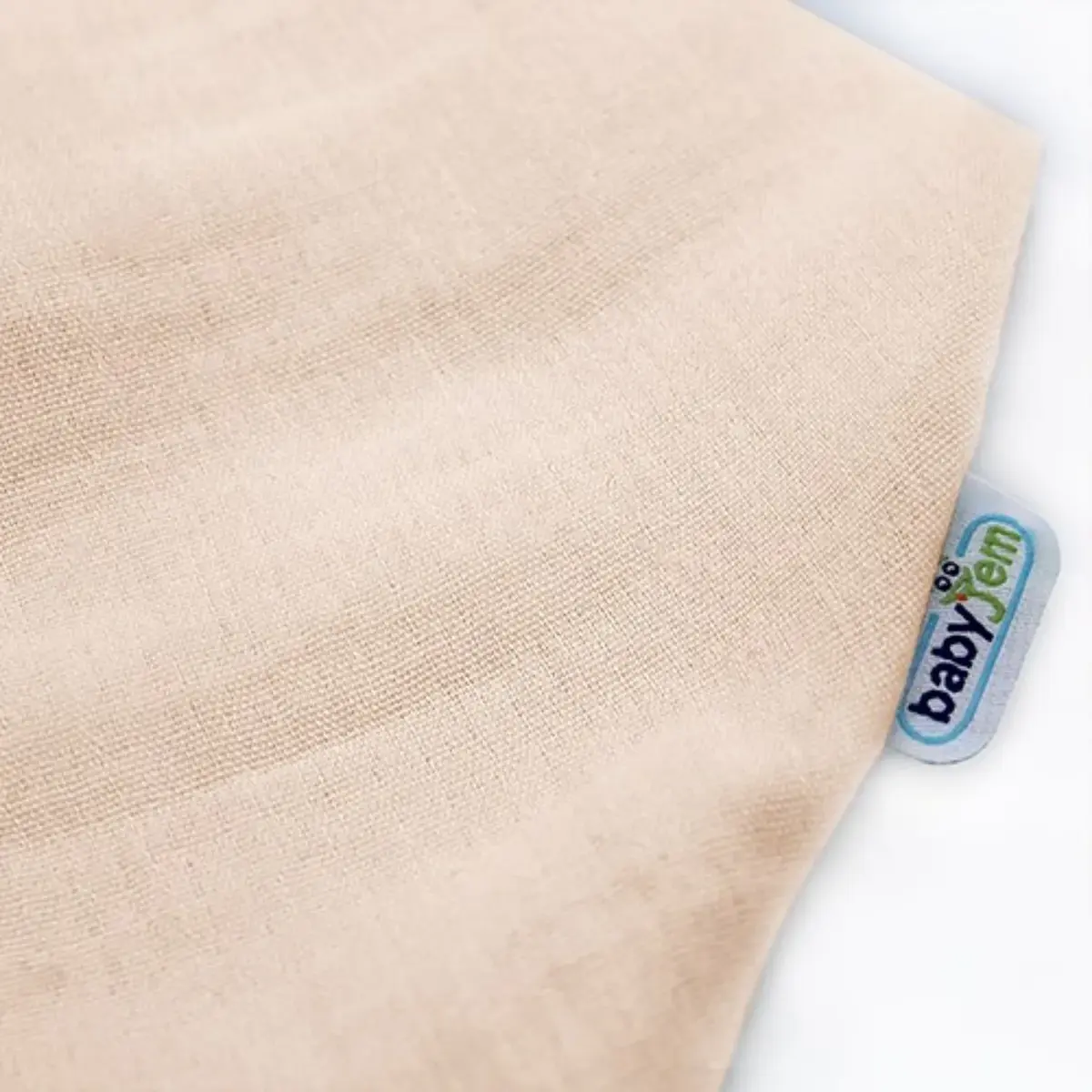 Babyjem Ahşap Diş Kaşıyıcılı Bürümcük Müslin Önlük Somon