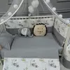 Yuar Baby Yan Duvarlı Beşik Uyku Seti Gri Amazon