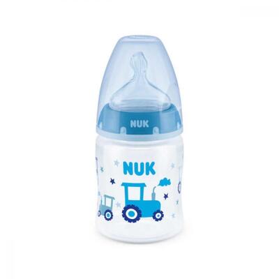 Nuk FC Plus Dereceli PP Biberon 150 ml Mavi