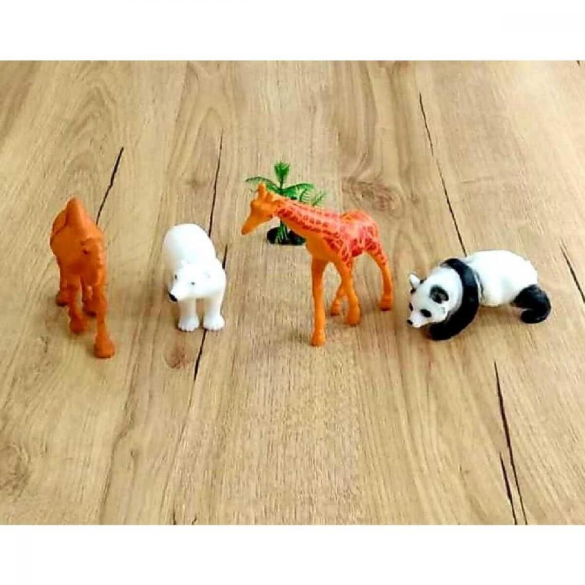 Pandalı Orman Hayvanları Pvc 4'lü