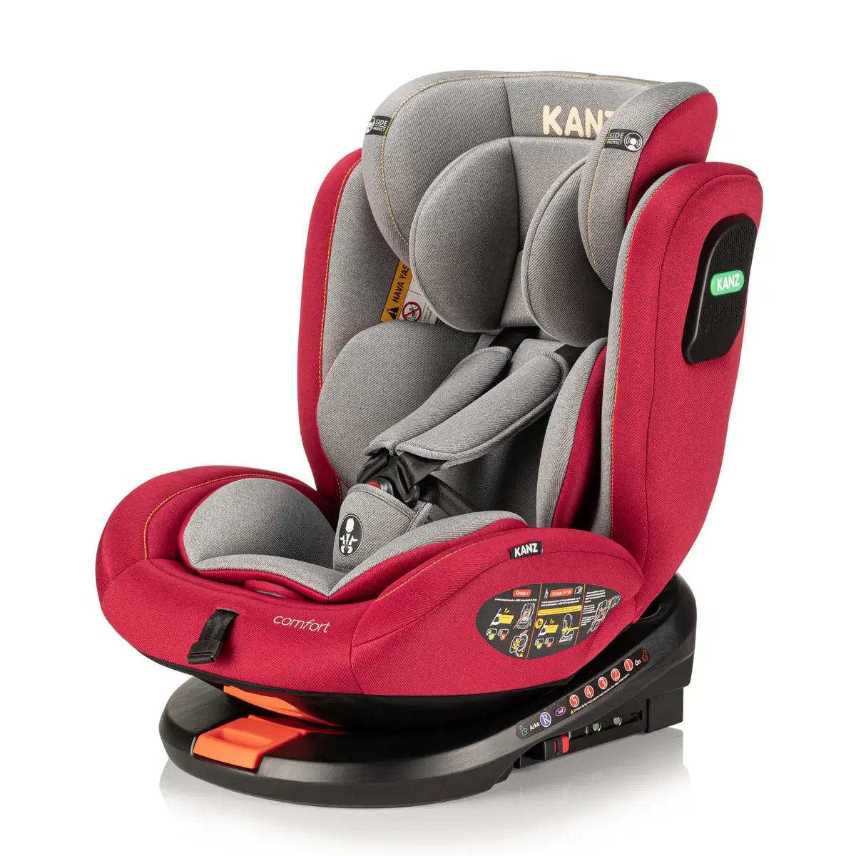 Kanz Comfort Oto Koltuğu 0-36 Kg Kırmızı