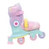 Ayarlanabilir Dönüşen Tekerlekli 2 IN 1 Twisty Paten Pembe