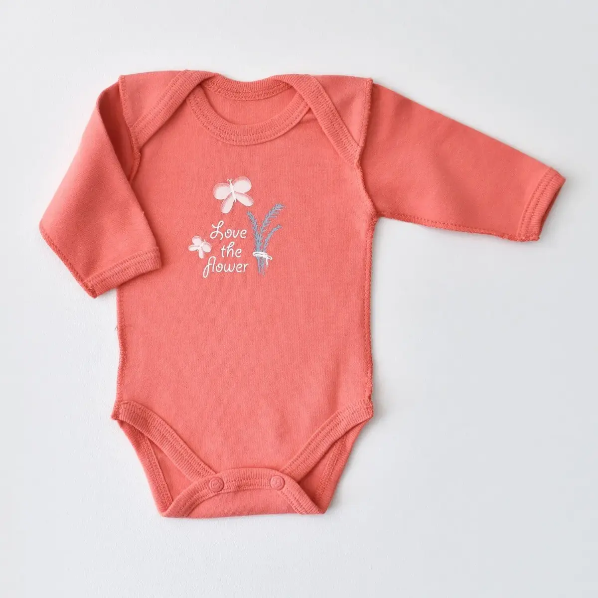 Bibaby Organik Zıbın Takımı Wild Flowers Prematüre Spring Blue