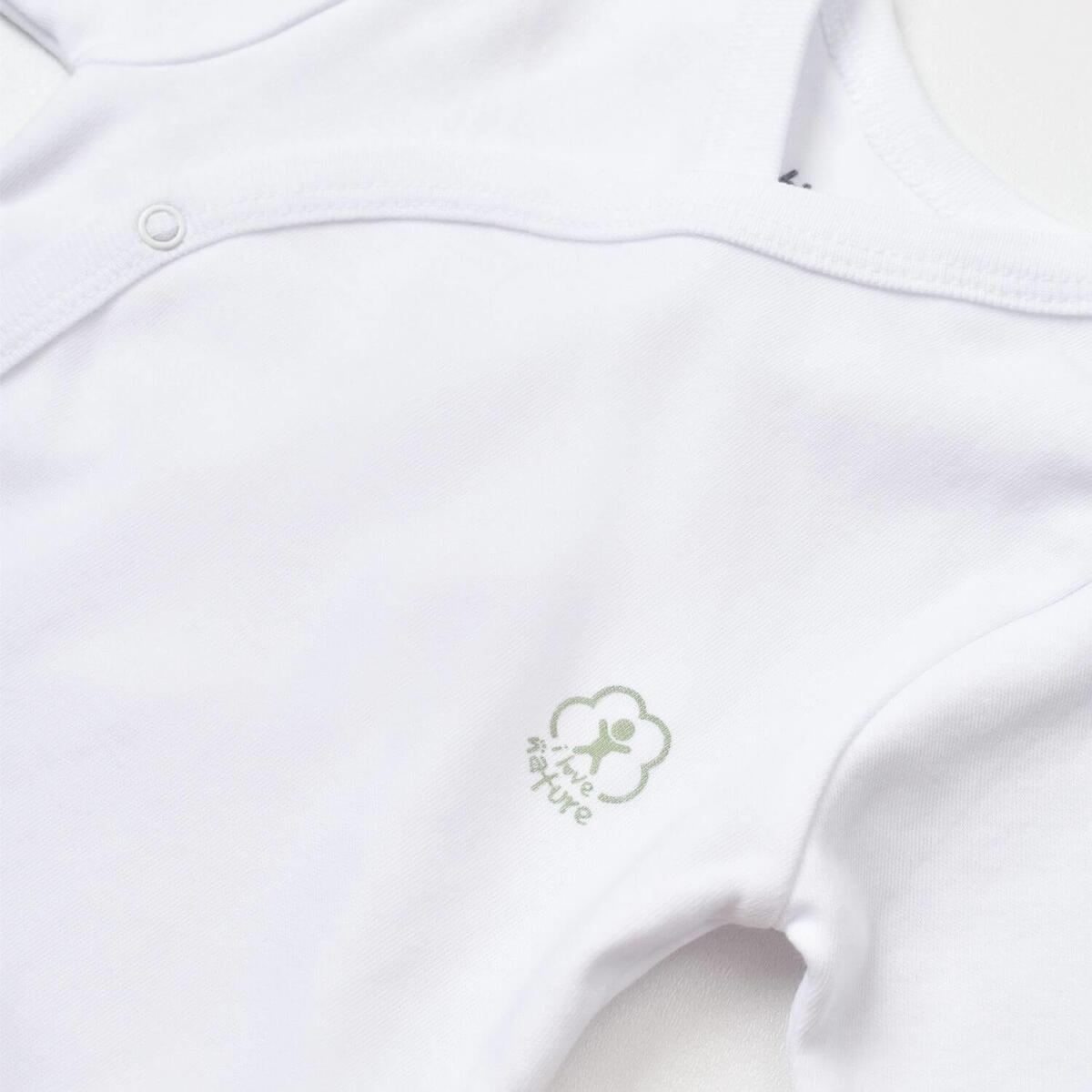Bibaby Organik İç - Dış Zıbın Nature Beyaz