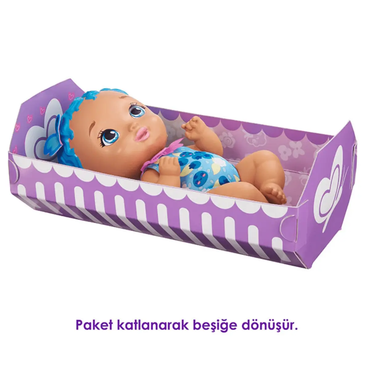 My Garden Baby Kelebek Bebeğimin Yemek Zamanı Mavi Saçlı Bebek