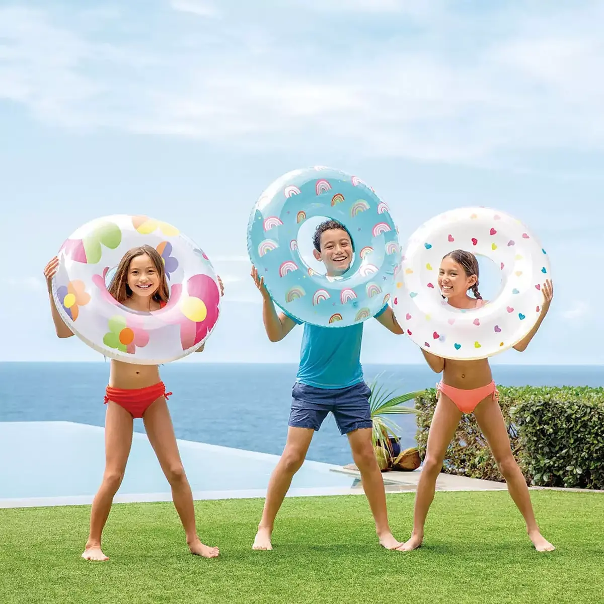 Intex Desenli Simit 3 Renk 81 cm 8+ Yaş