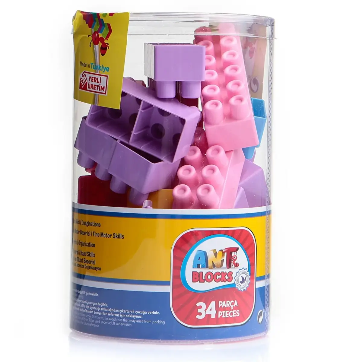 Ant Blocks Pastel Ast.34 Parça